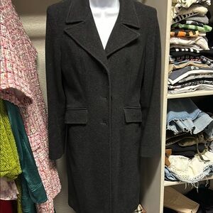 Women's Dark Gray  Coat, Bebe size S